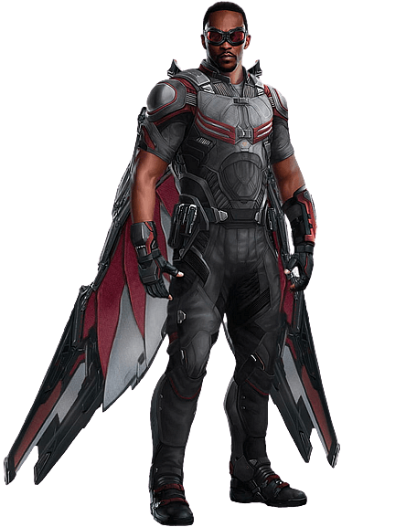 Avengers Falcon at Rest