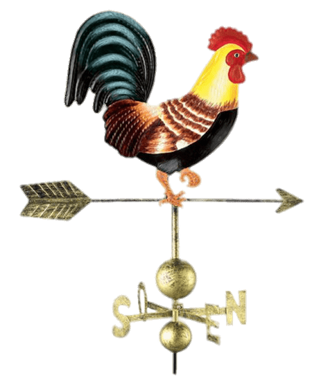 Colourful Weathercock