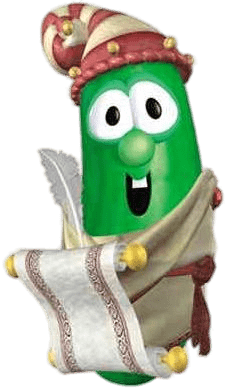Larry the Cucumber As Scribe