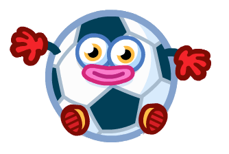 Dribbles the Boinging Ball Sitting