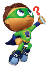 Super Why! Holding Question Mark