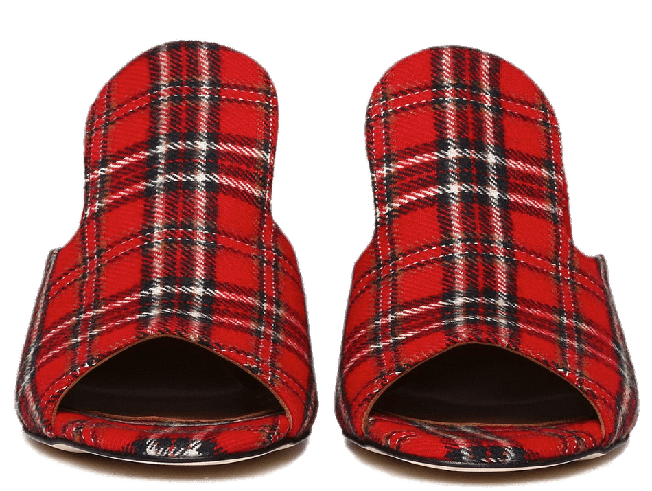 Tartan Mules