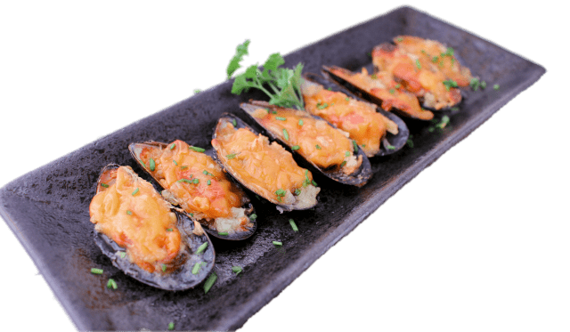 Baked Mussels