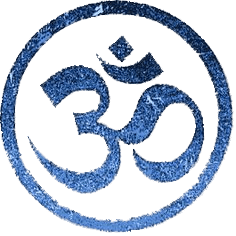 Blue Om Mantra