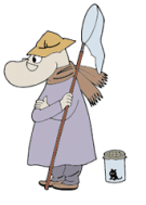 Hemulen With Fishing Net