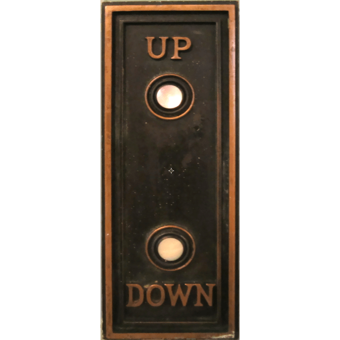 Vintage Elevator Buttons