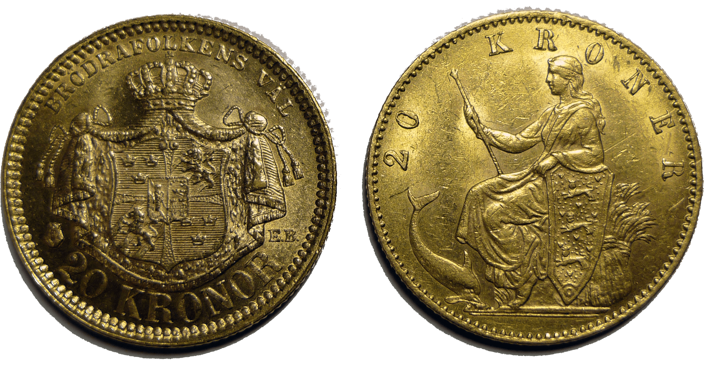 20 Kronor Gold Coins