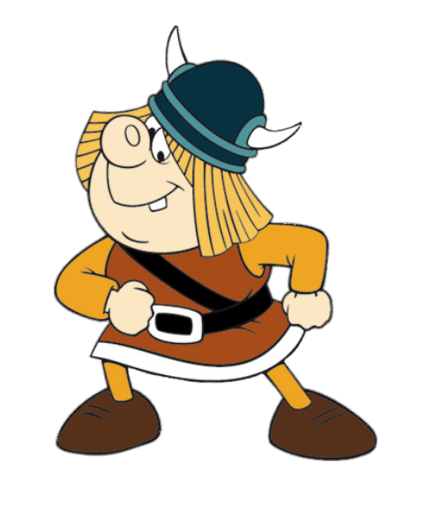 Vic the Viking Character Snorre Laughing