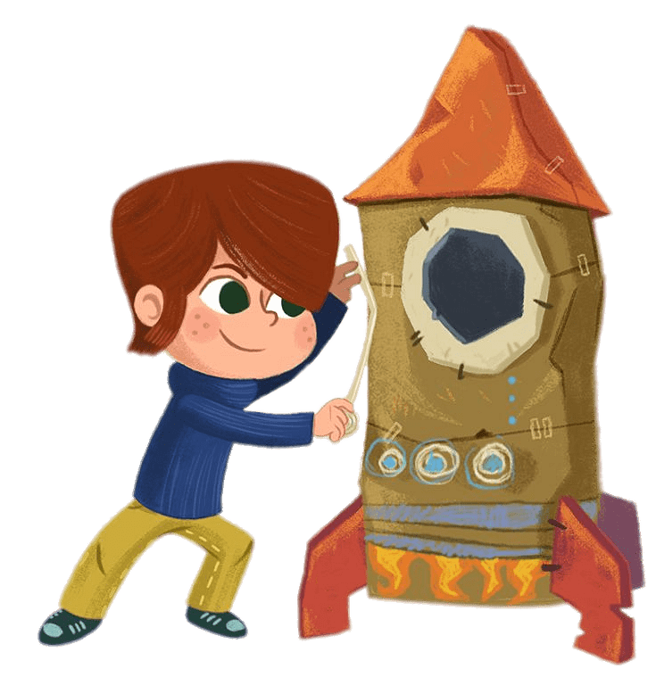 Kiva Can do ! Saul shows the rocket