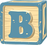 Letter B Cube