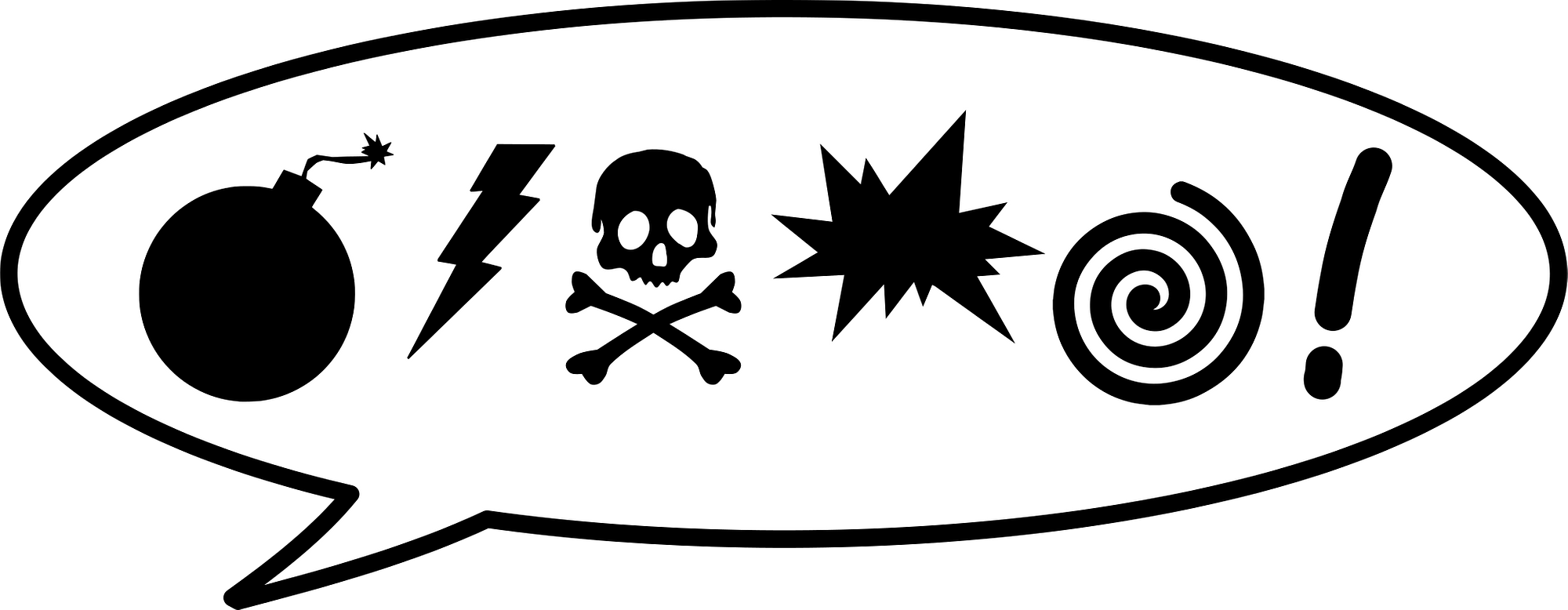 Speech Bubble Angry Signs