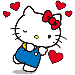 Hello Kitty Sending Love