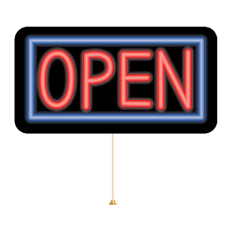 Neon Sign OPEN