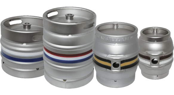 Four Brand New Beer Kegs