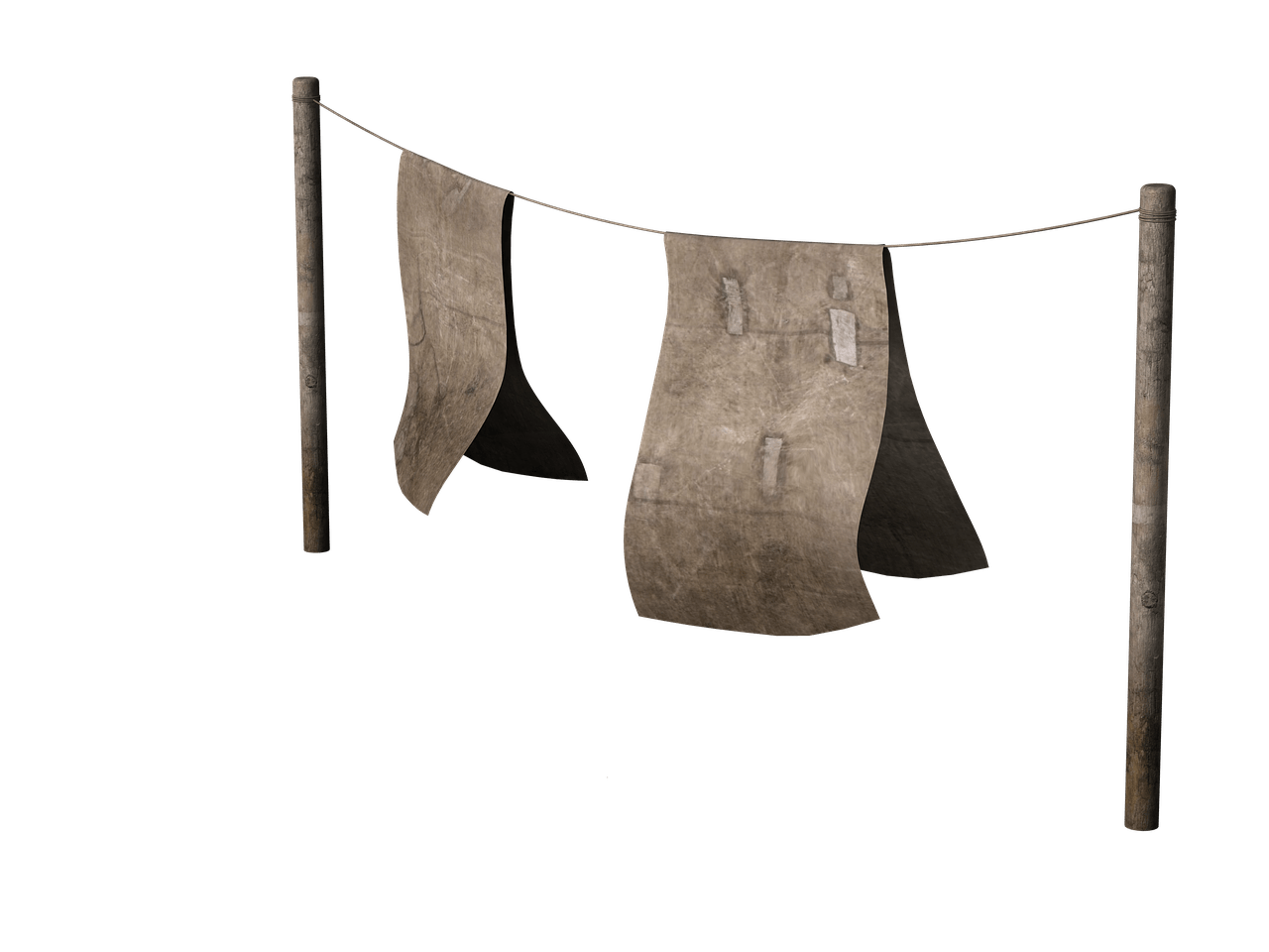 Washing Line With Rugs