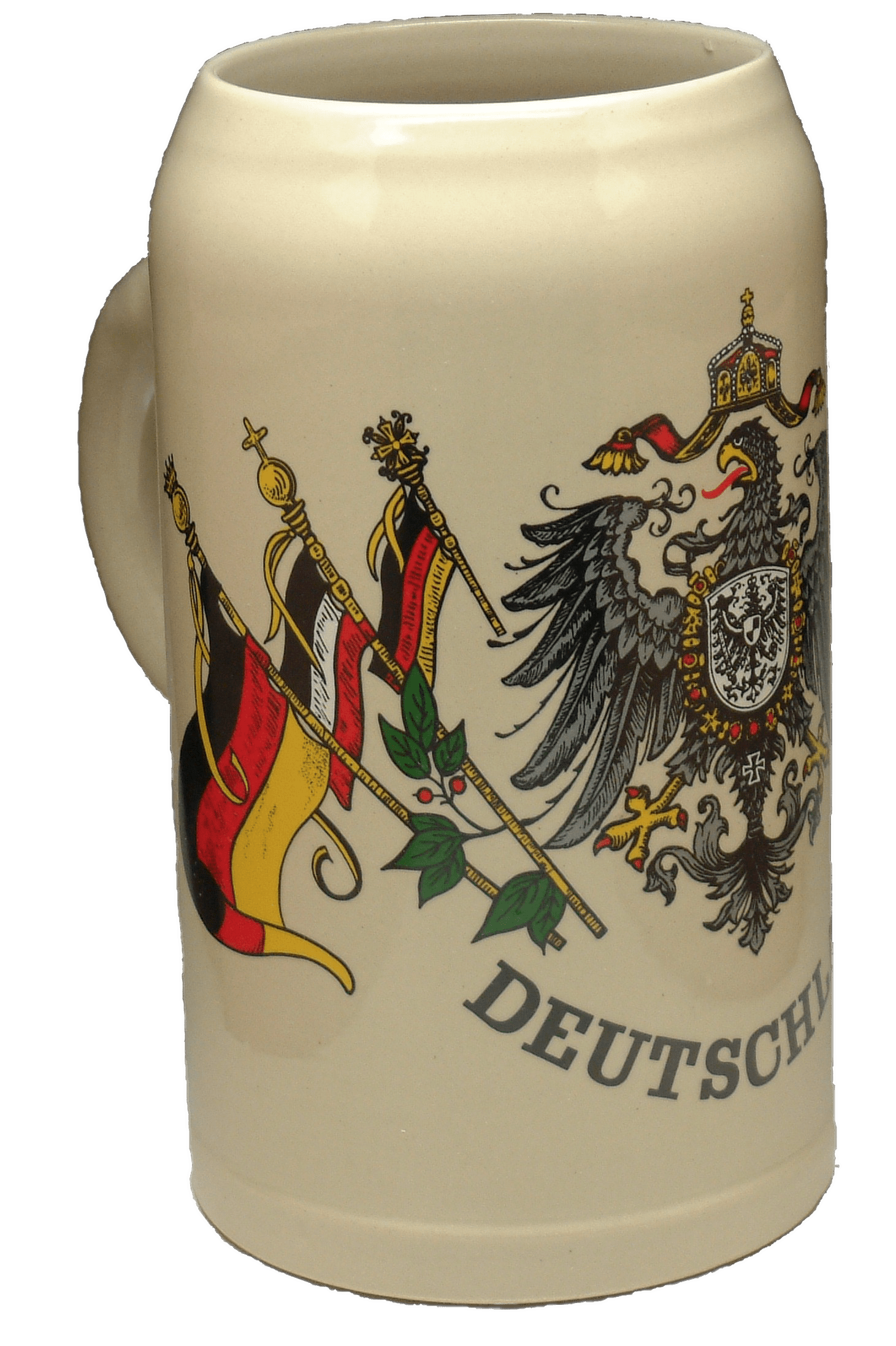 Beer Mug German Symbols