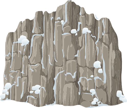 Snowy Cliffs