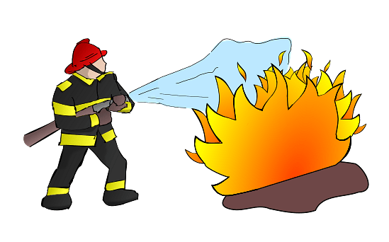 Firefighter on the Job