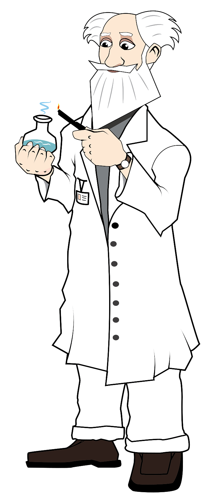 Scientist Doing an Experiment