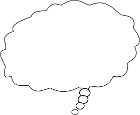 Cloudy Thought Bubble