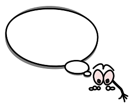 Speech Bubble Showing Down to the Right