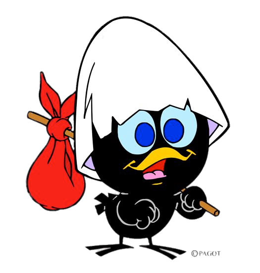 Calimero With Red Bag