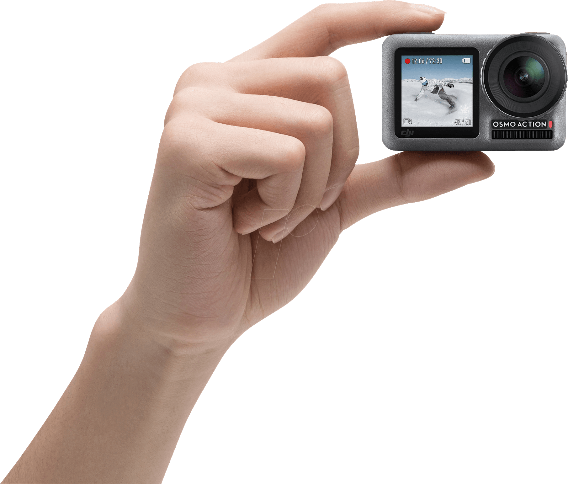 DJI Osmo Action in Hand View