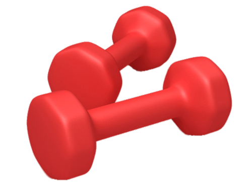 Red Dumbbells