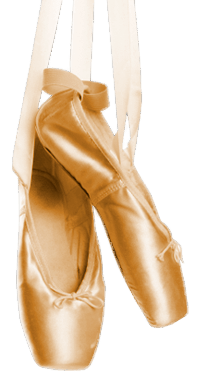 Ballet Shoes Hanging