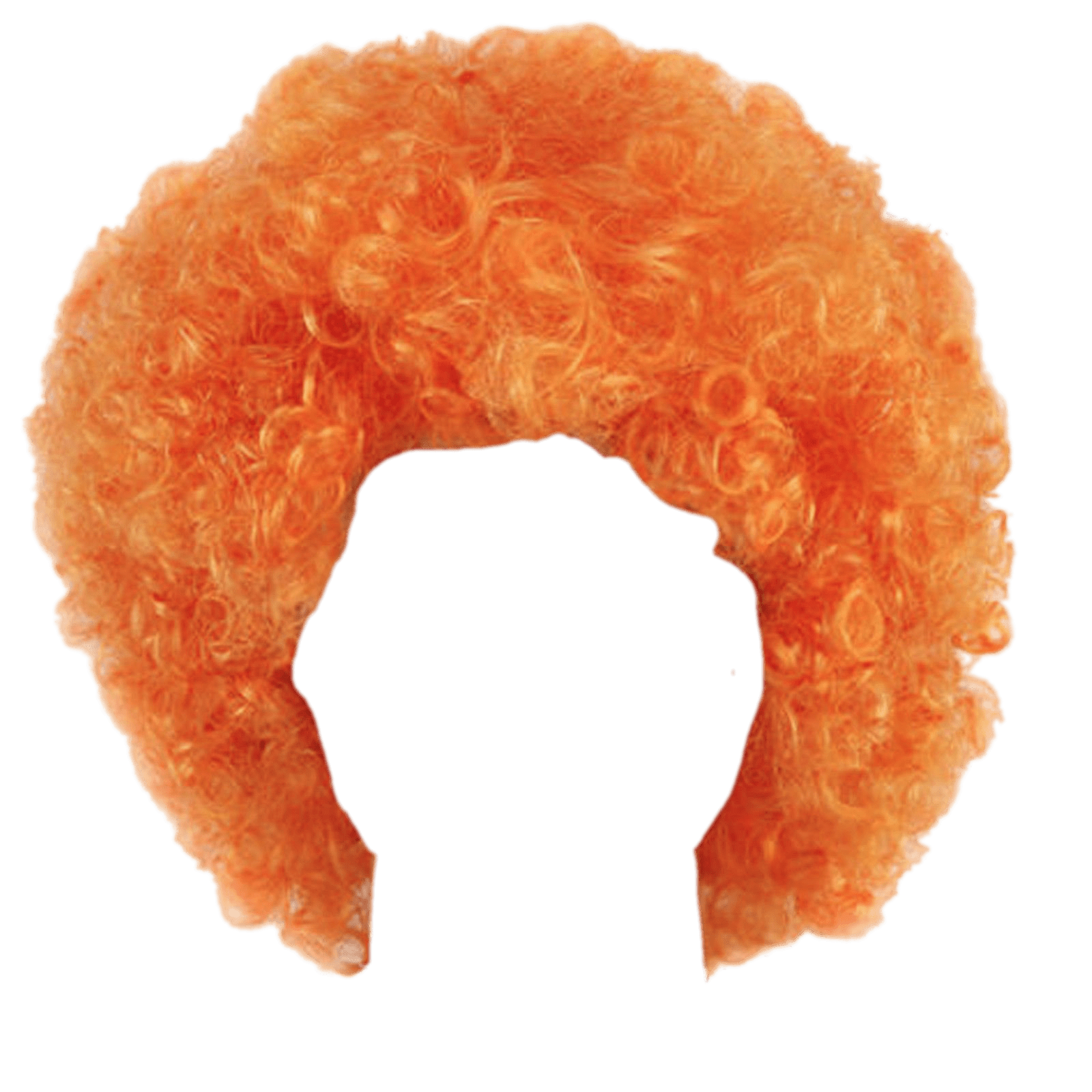 Wig Orange Curly