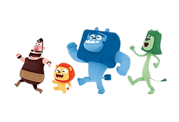 Grami's Circus Show Characters Marching