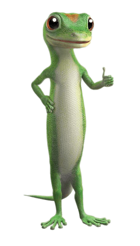 Geico Gecko Thumb Up