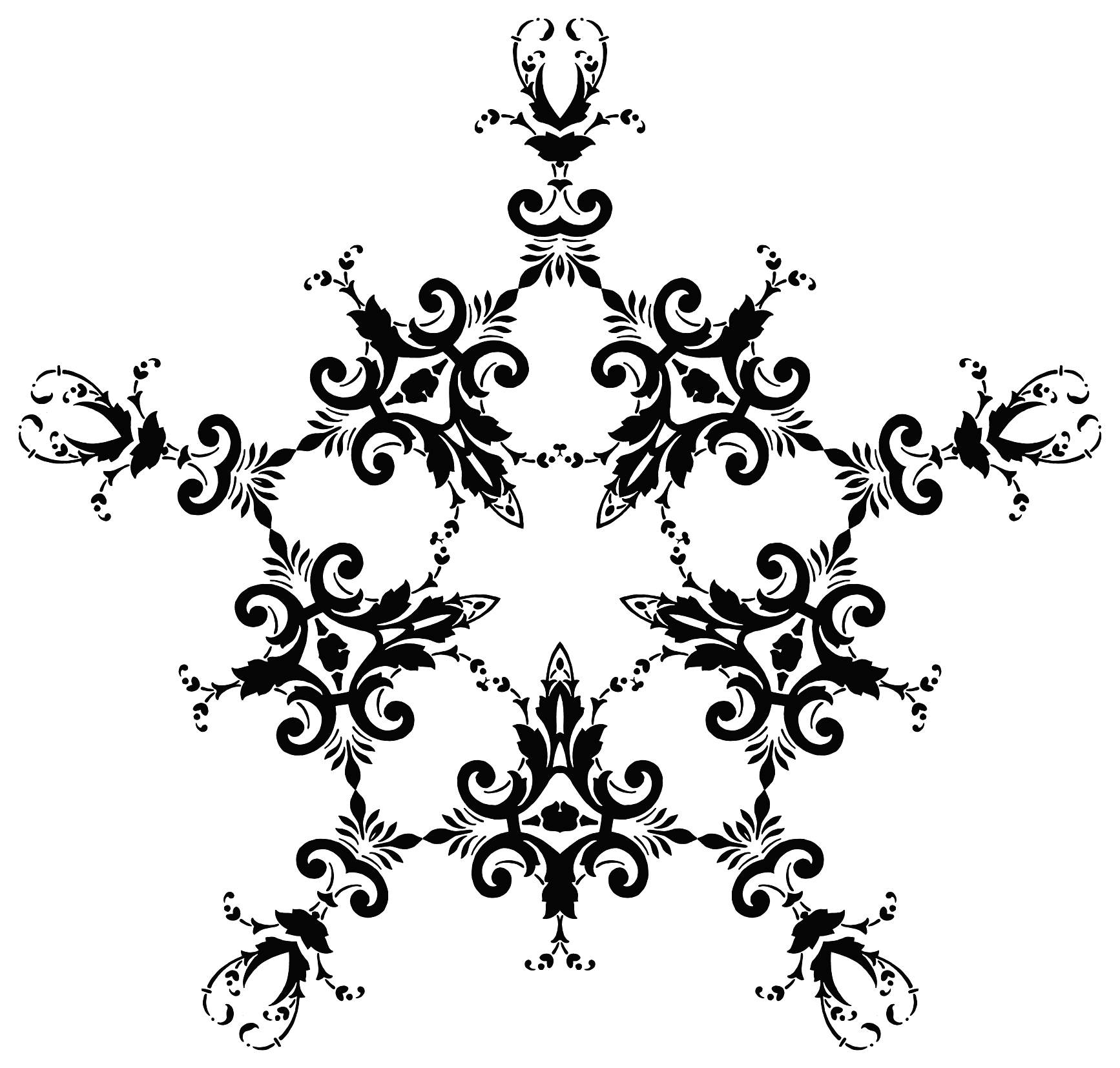 Leafy Lace Decoration Frame