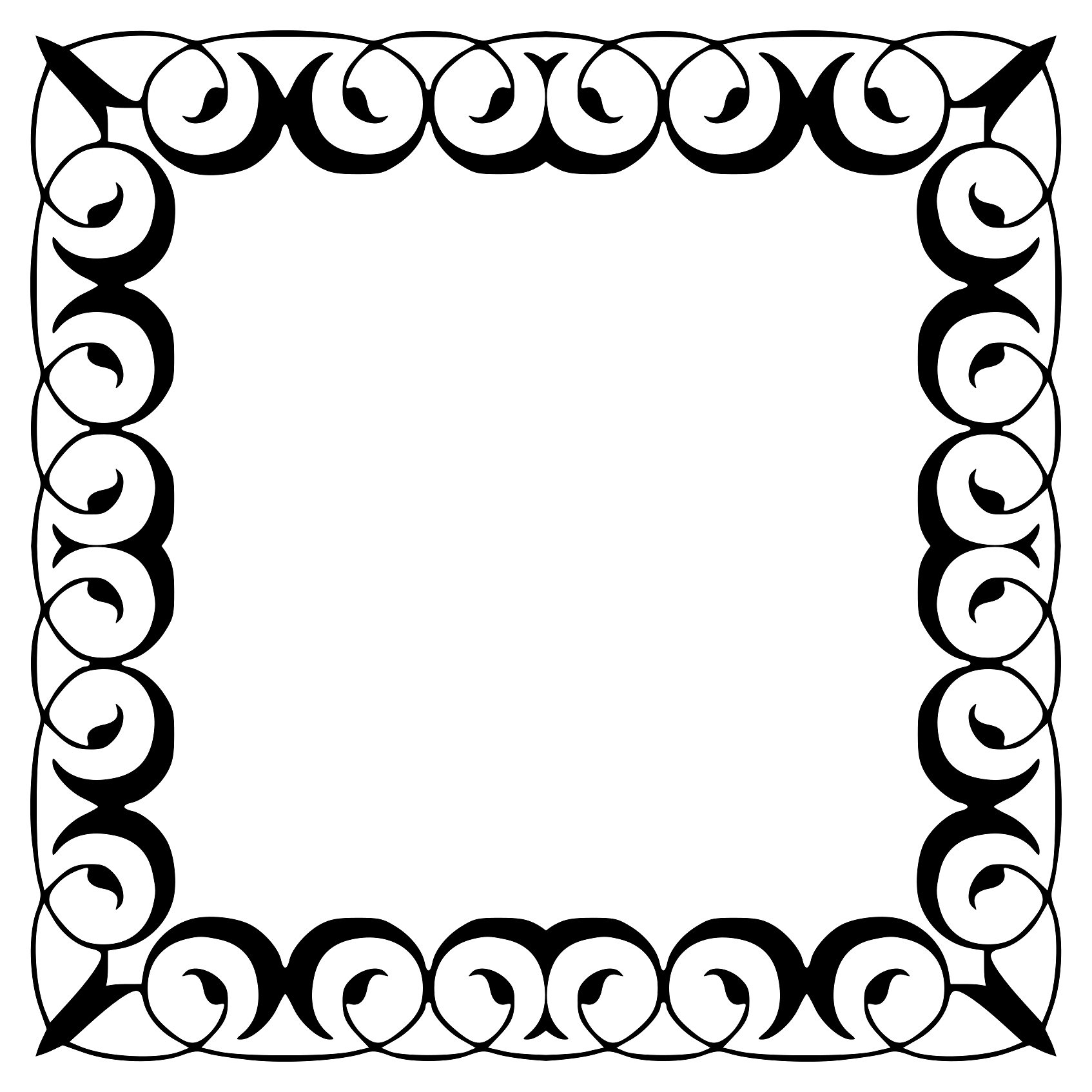 Square Ornamental Frame