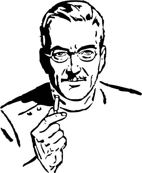 Vintage Image of Man