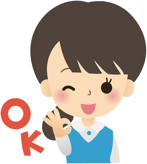 Girl Making OK Gesture