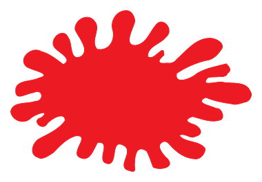 Big Red Paint Splatter