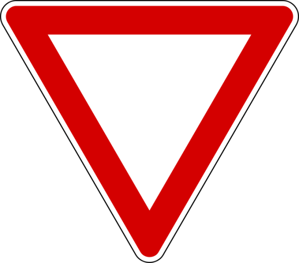 Yield Traffic Sign