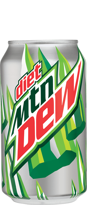 Mountain Dew Silver Can