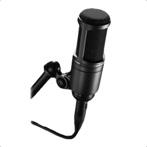 Audio-Technica AT2020 studio microphone