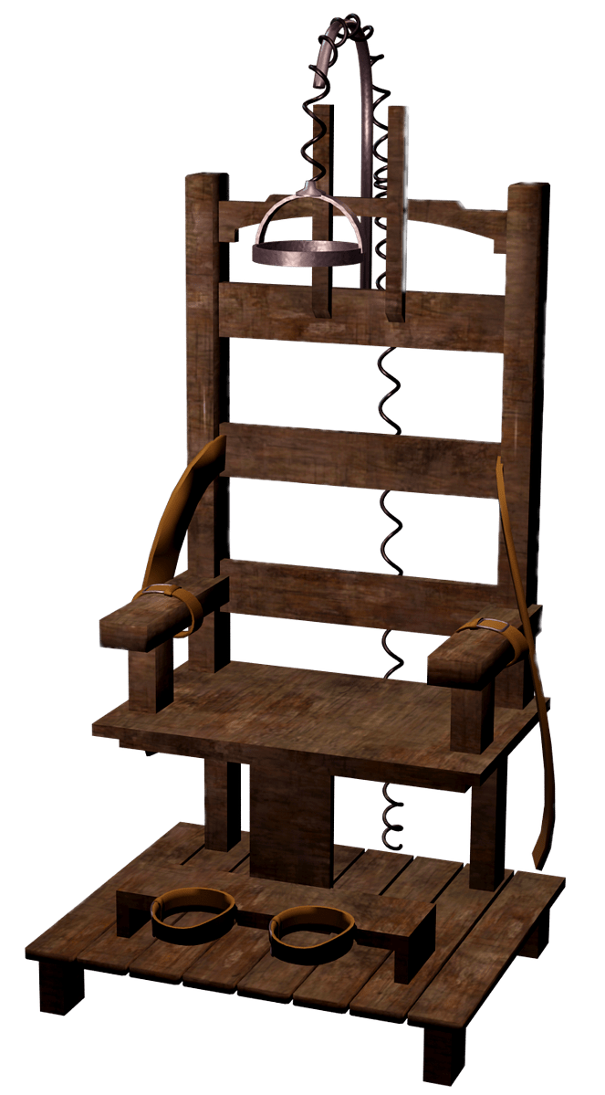 Electric Chair with Shackles