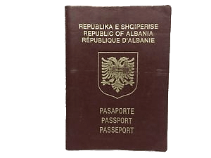 Passport Republic of Albania