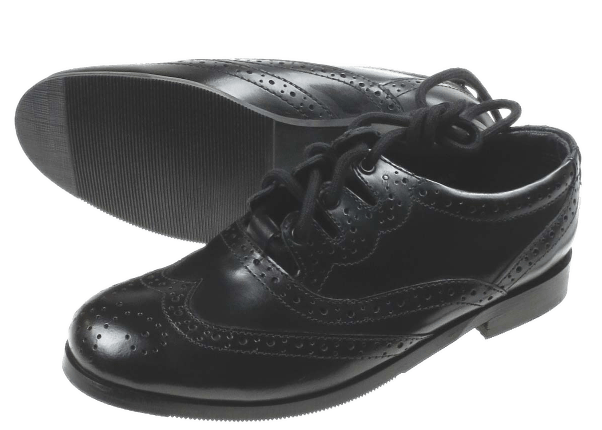 Children's Black Brogues