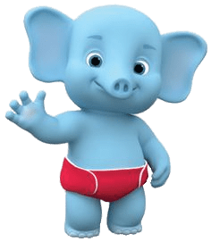 Word Party Bailey the Elephant Waving