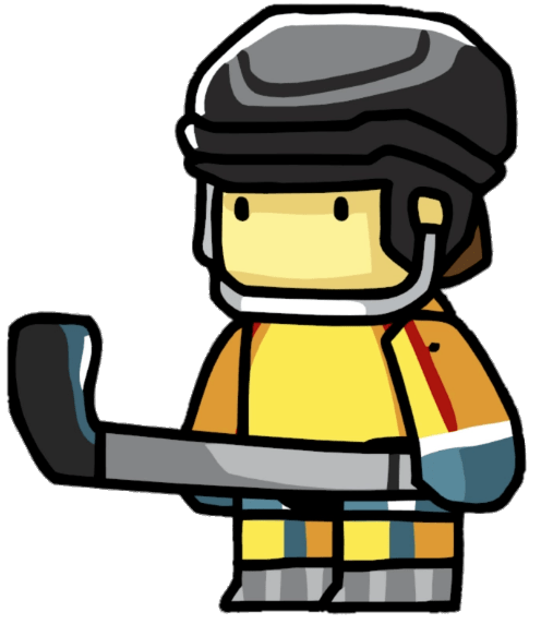 Scribblenauts Ice Hockey Player