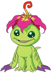 Digimon Character Palmon Smiling