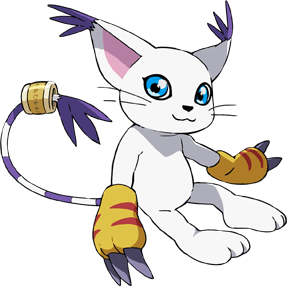 Digimon Character Gatomon Sitting