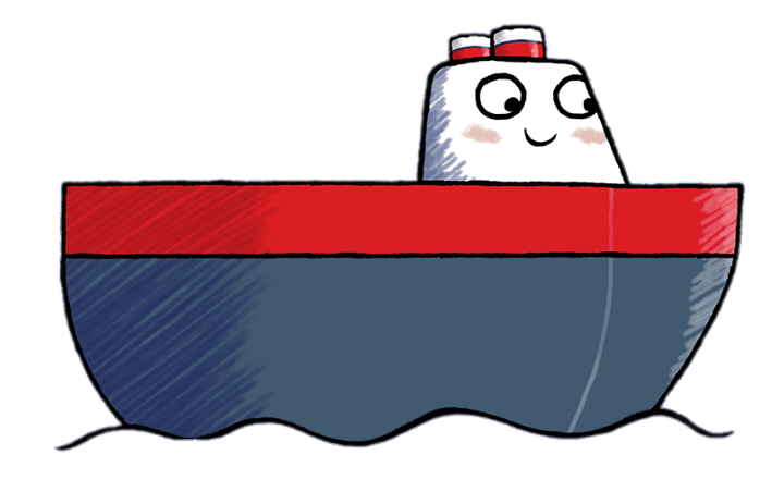 Pop the Ocean Liner Side View