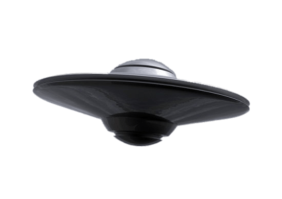 UFO With Black Underside
