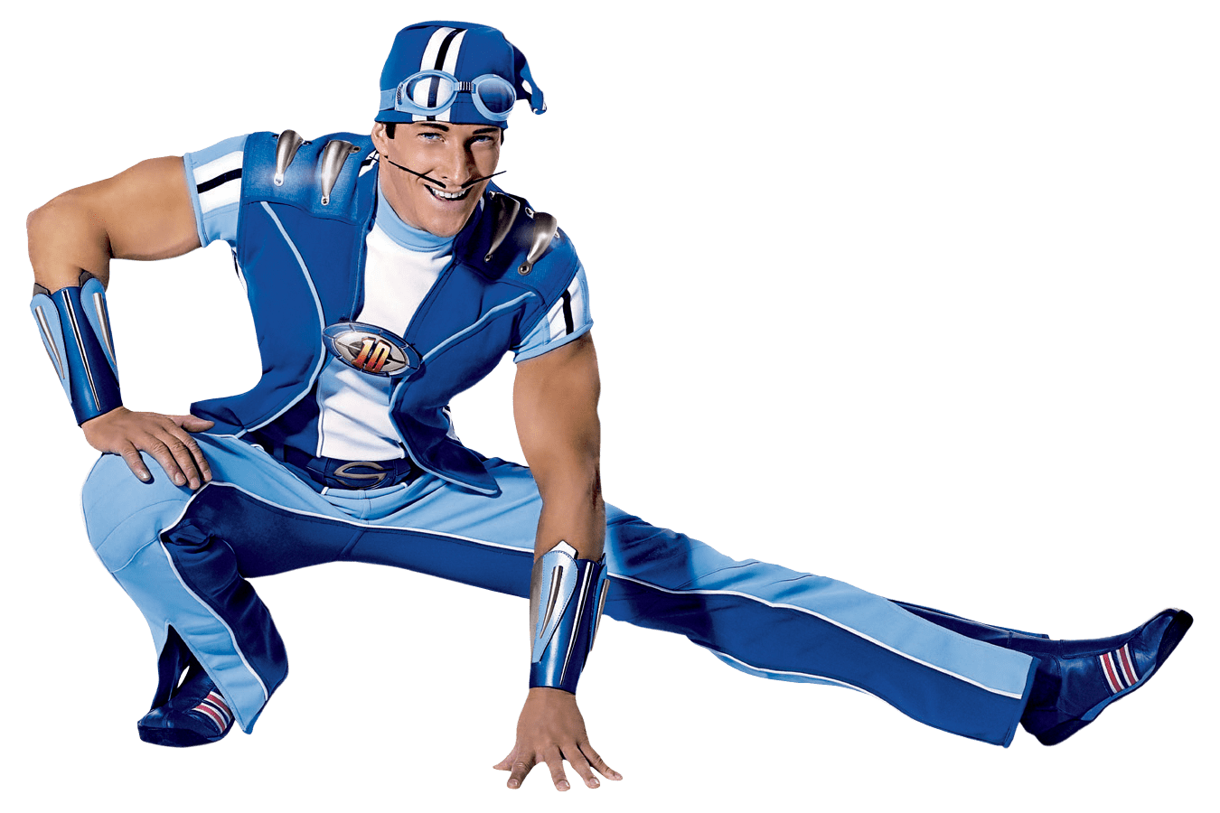 Sportacus Leg Stretched